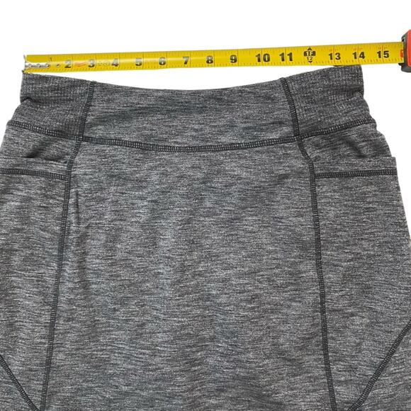 Athleta Excursion Grey Heathered Athletic Skort Small Tall - Picture 7 of 9